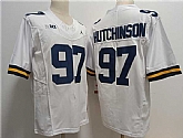 Men's Michigan Wolverines #97 Aidan Hutchinson White 2023 F.U.S.E. Stitched Jersey,baseball caps,new era cap wholesale,wholesale hats